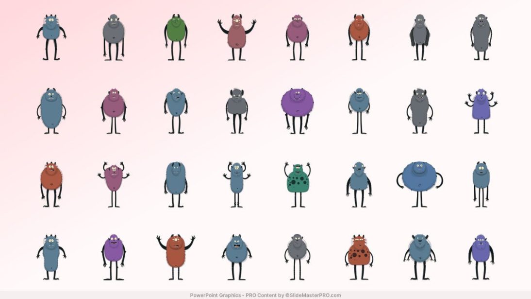 Avatars PowerPoint Templates Graphics 005 SlideMasterPRO.com 