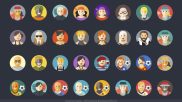 Avatars PowerPoint Templates Graphics 007 SlideMasterPRO.com 