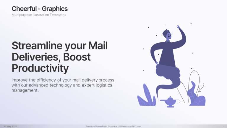 Cheerful PowerPoint Graphics Templates 001 SlideMasterPRO