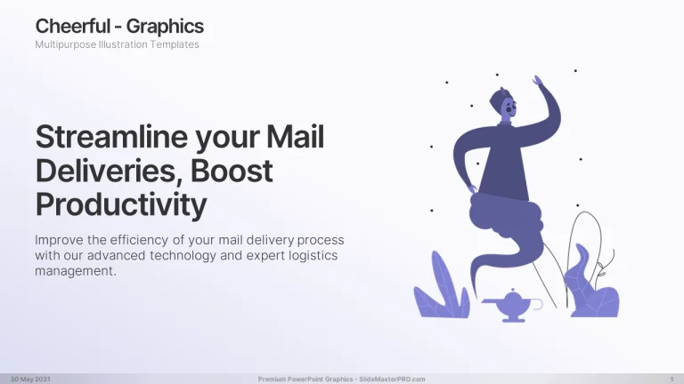 Cheerful PowerPoint Graphics Templates 001 SlideMasterPRO