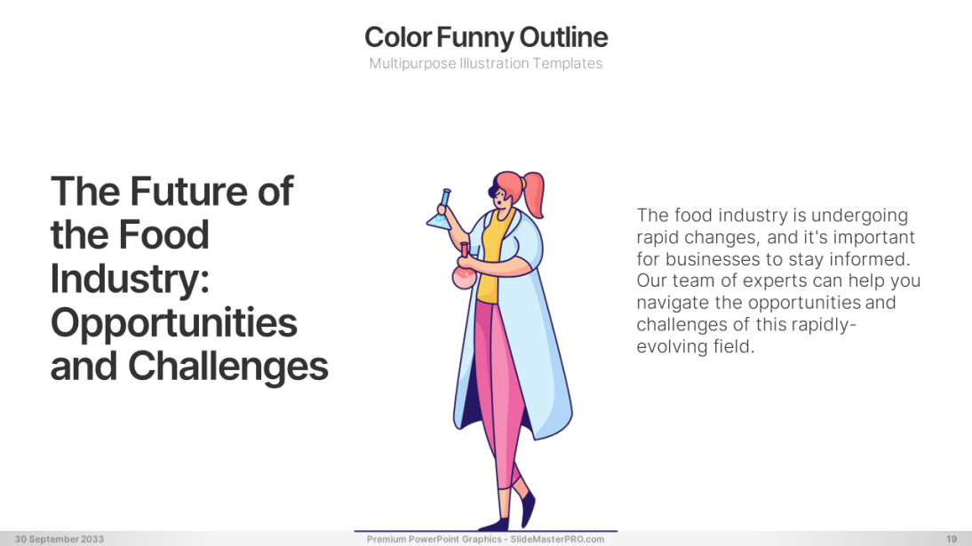 Color Funny PowerPoint Graphics Templates 019 SlideMasterPRO