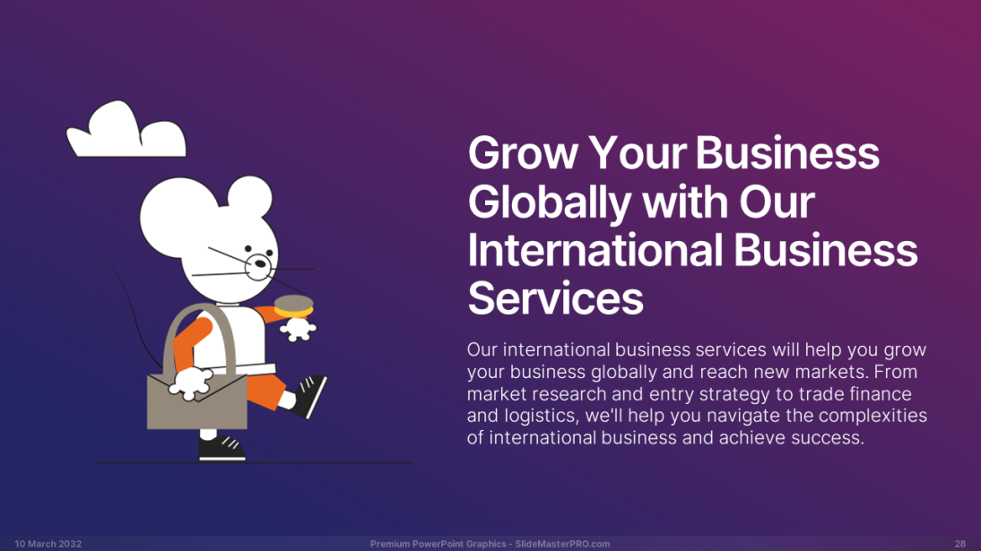 Cute Animals PowerPoint Graphics Templates 028 SlideMasterPRO