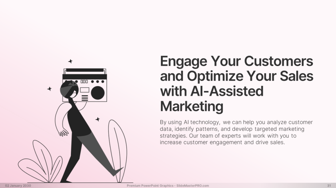 Duo Black PowerPoint Graphics Templates 031 SlideMasterPRO