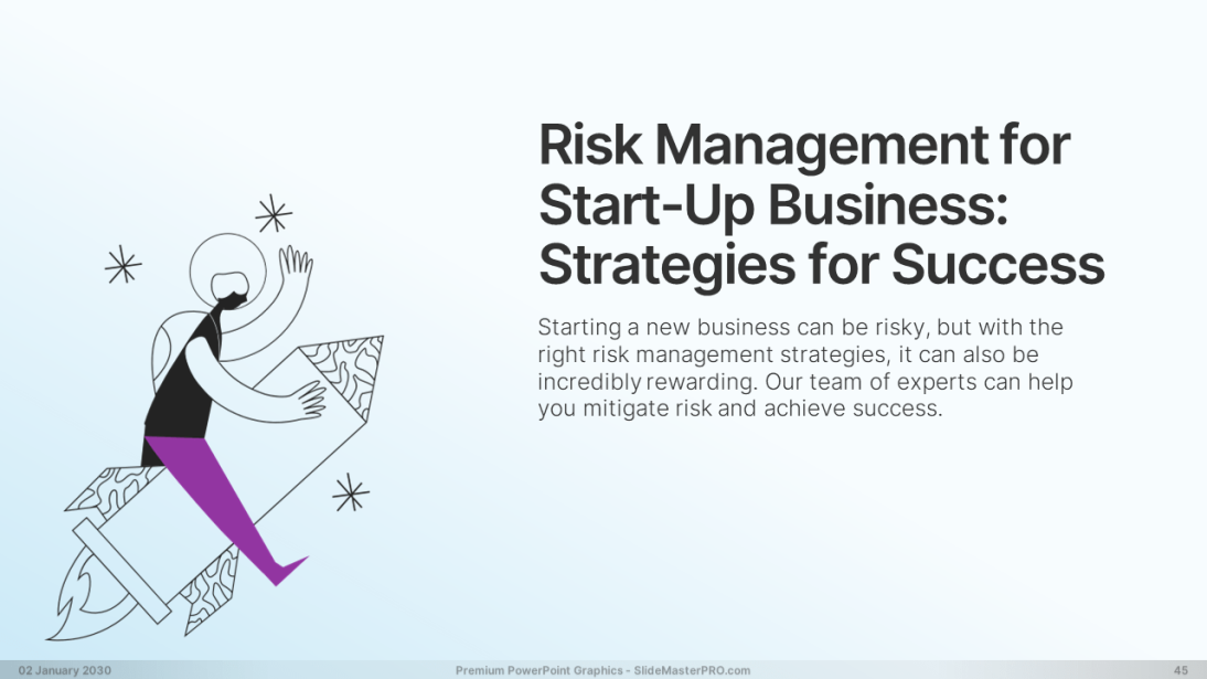 Duo Black PowerPoint Graphics Templates 045 SlideMasterPRO