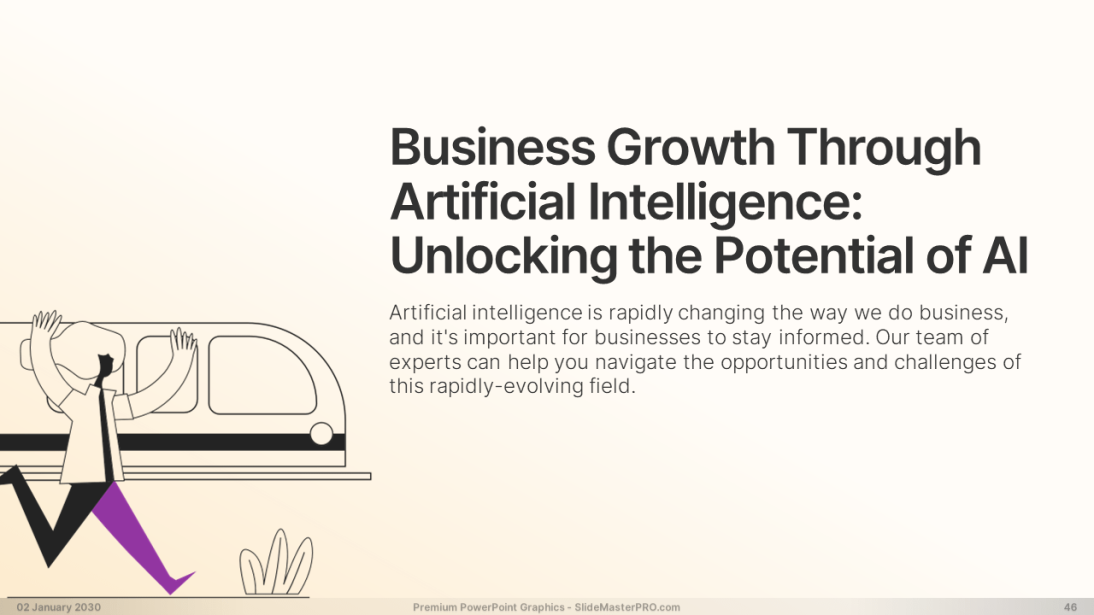 Duo Black PowerPoint Graphics Templates 046 SlideMasterPRO