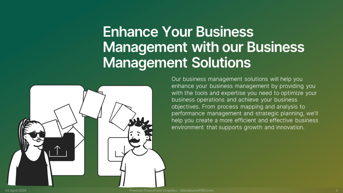 Half Body Storybook PowerPoint Graphics Templates 003 SlideMasterPRO