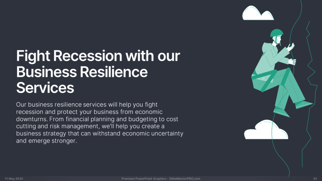 Happy Flat Line PowerPoint Graphics Templates 035 SlideMasterPRO