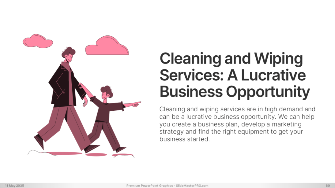 Happy Flat Line PowerPoint Graphics Templates 060 SlideMasterPRO