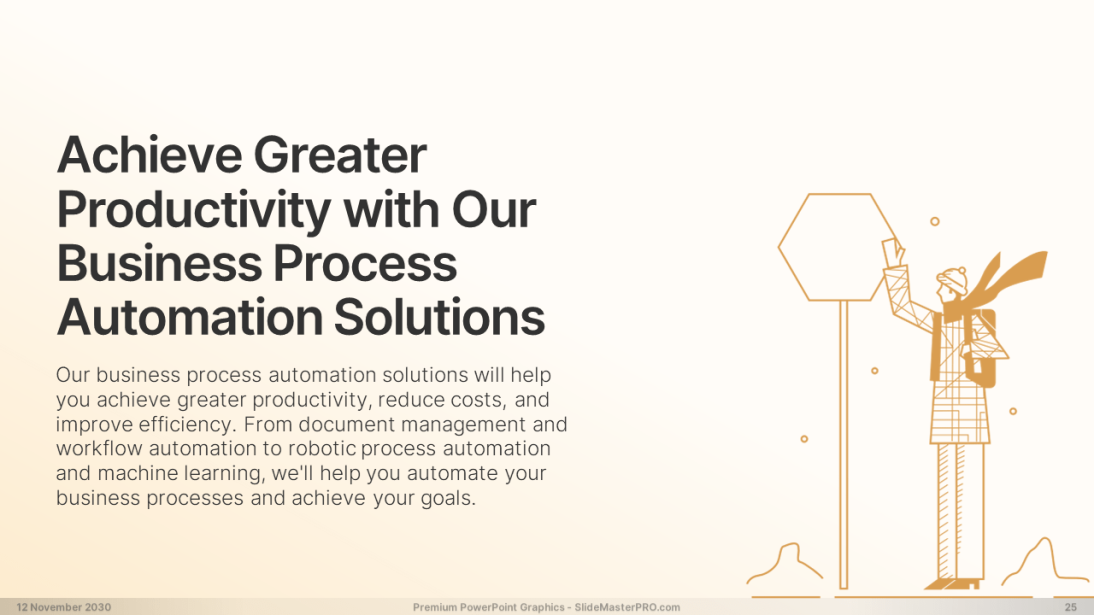 Times Line PowerPoint Graphics Templates 025 SlideMasterPRO