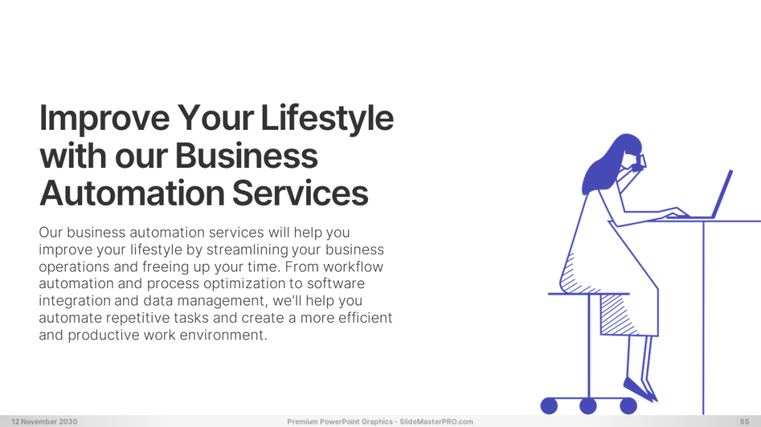 Times Line PowerPoint Graphics Templates 055 SlideMasterPRO