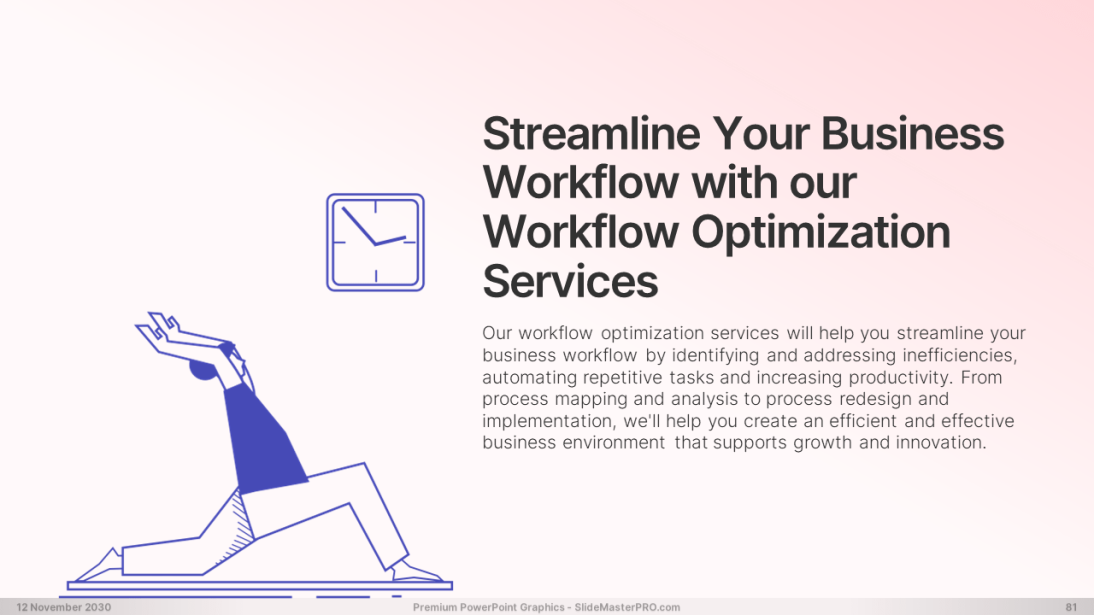 Times Line PowerPoint Graphics Templates 081 SlideMasterPRO
